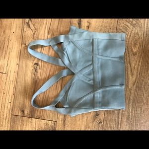 Blue bandage crop top